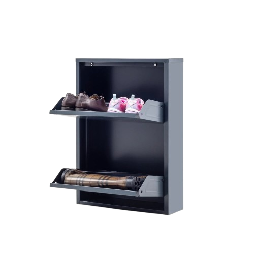 Milla Metal | 2 Kapaklı Metal Ayakkabılık